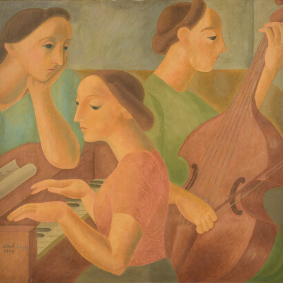 Norah Borges, "Mujeres en el rosa", (XX sec.)
