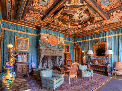 Interno di Hearst Castle, California (USA)