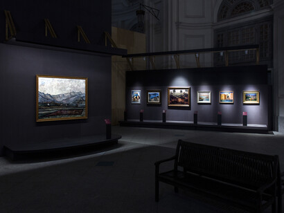 Una infinita bellezza, allestimento mostra. Courtesy of Reggia di Venaria