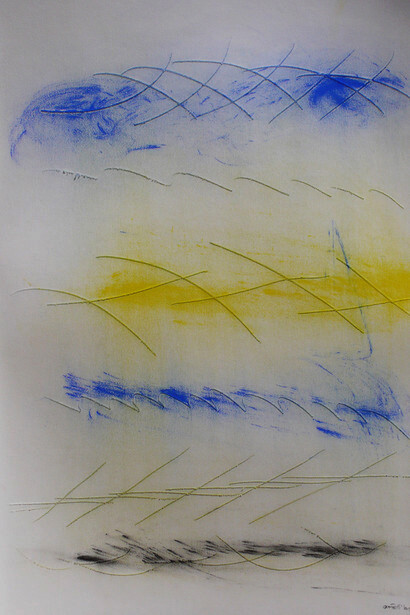Colori in polvere, acquerello, incisione su carta, cm 50x70, 2019