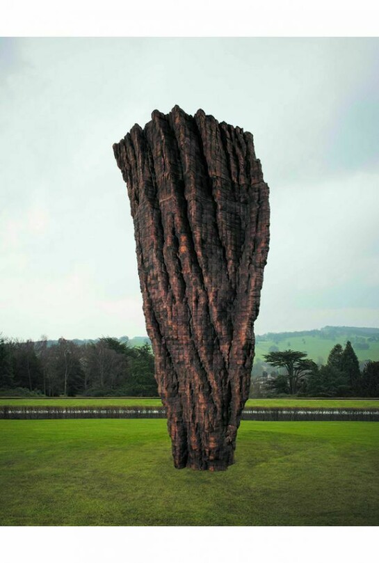 Ursula von Rydingsvard, Pierwsza, 2012-14, cedar and graphite, Courtesy the artist, Galerie Lelong and YSP, Photo Jonty Wilde