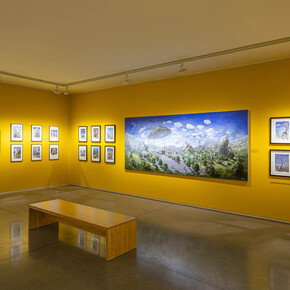 Peter Uchnár, Laputa, exhibition view. Courtesy of Danubiana