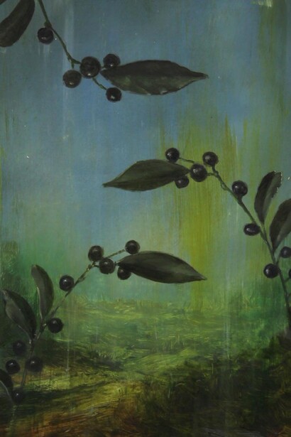 Christopher Orr, And Further There Were None, oil on wooden panel, 20x15cm, 2019