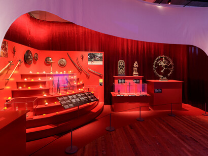 Martial arts, exhibition view. Courtesy of Wereldmuseum