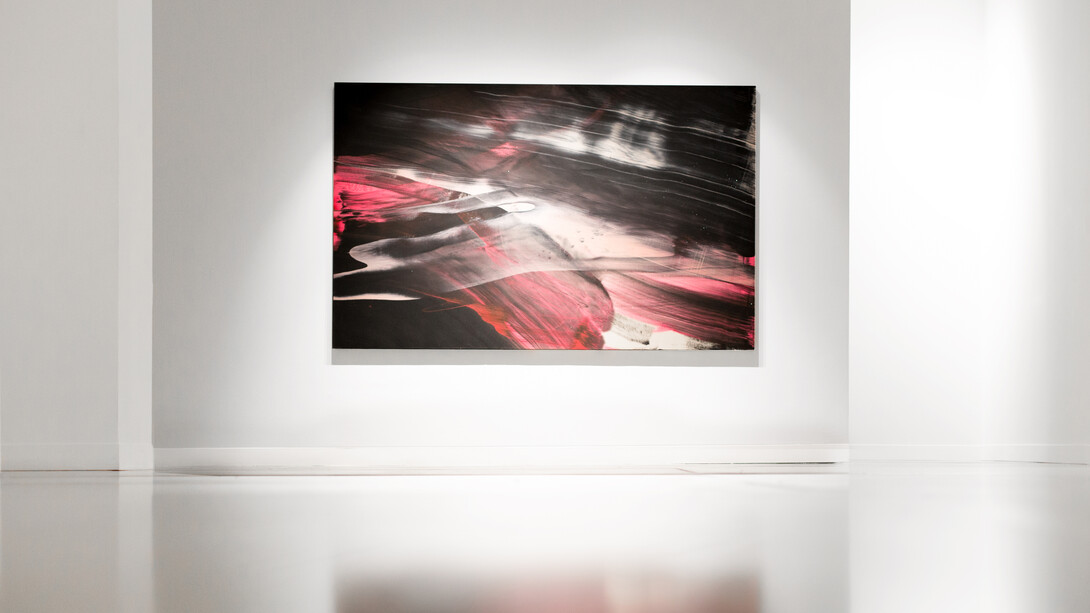 Ed Moses. Whiplines, Waterfalls and Worms, installation view. Courtesy of JD Malat Gallery