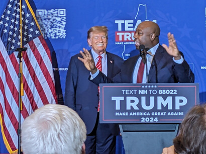 Asamblea a favor de Donald Trump. Centro de conferencias Grappone in Concord, New Hampshire, enero de 2024, EUA
Después del triunfo: se transforma en “nuestro aliado más leal”