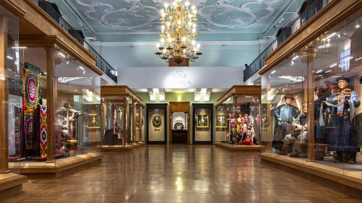 Imperia hall, multinational Russia, exhibition view. Courtesy of Kunstkamera