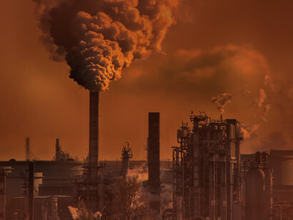 A methane 'ultra emitter' at a power plant in the United States