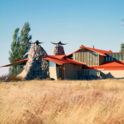 Bruce Goff, Glen and Luetta harder house, Mountain Lake, Minnesota, 1980. Courtesy of Art Institute of Chicago