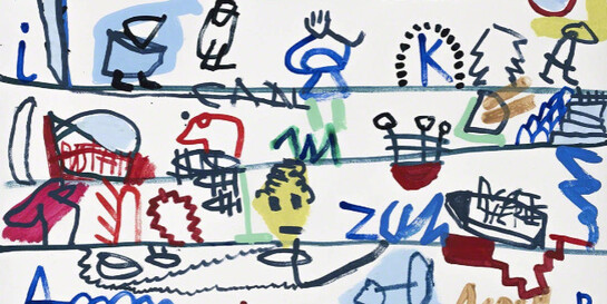 Ratures et pas de côté. Courtesy of Galerie Lelong