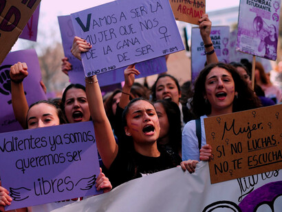 Marchas del día internacional de la mujer alrededor del mundo