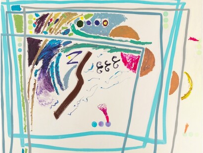 Tamara K.E. 'Untitled' from the series 'the day after the future' 2012, oil on canvas 180 x 150 cm