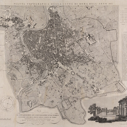 Pianta Topografica di Roma