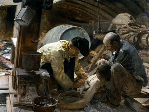 «Y aún dicen que el pescado es caro» (1894), Joaquín Sorolla