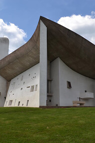 Notre-Dame du Haut is a Roman Catholic chapel in Ronchamp, France, built in 1955, it is one of the finest examples of the architecture of Franco-Swiss architect Le Corbusier
