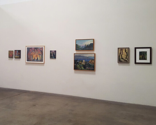 Carlos Almaraz & Elsa Flores Almaraz, Exhibition view. Courtesy of Craig Krull Gallery