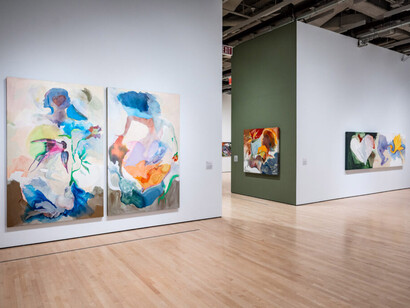 Suzanne Jackson, What is love, exhibition view. Courtesy of San Francisco Museum of Modern Art