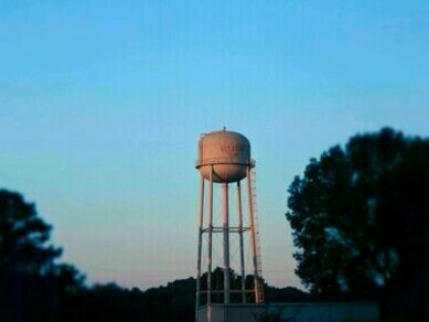 Water tank in Gleason, Tennessee, United States