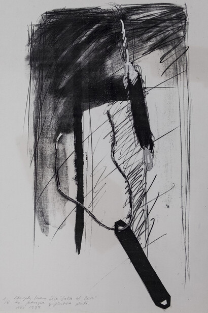 Ángeles Marco / Sin título, serie Salto al vacío, 1989