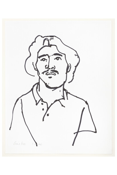 Alex Katz, Isaac, 2022. Courtesy GRAY Chicago/New York. Artwork © Alex Katz Studio / Artist Rights Society (ARS), New York