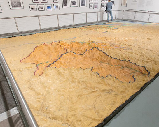 The Relief Map of the New York City Water Supply System. Courtesy of Queens Museum 