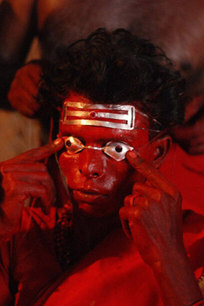 Kali in the making © Perumal Venkatesan