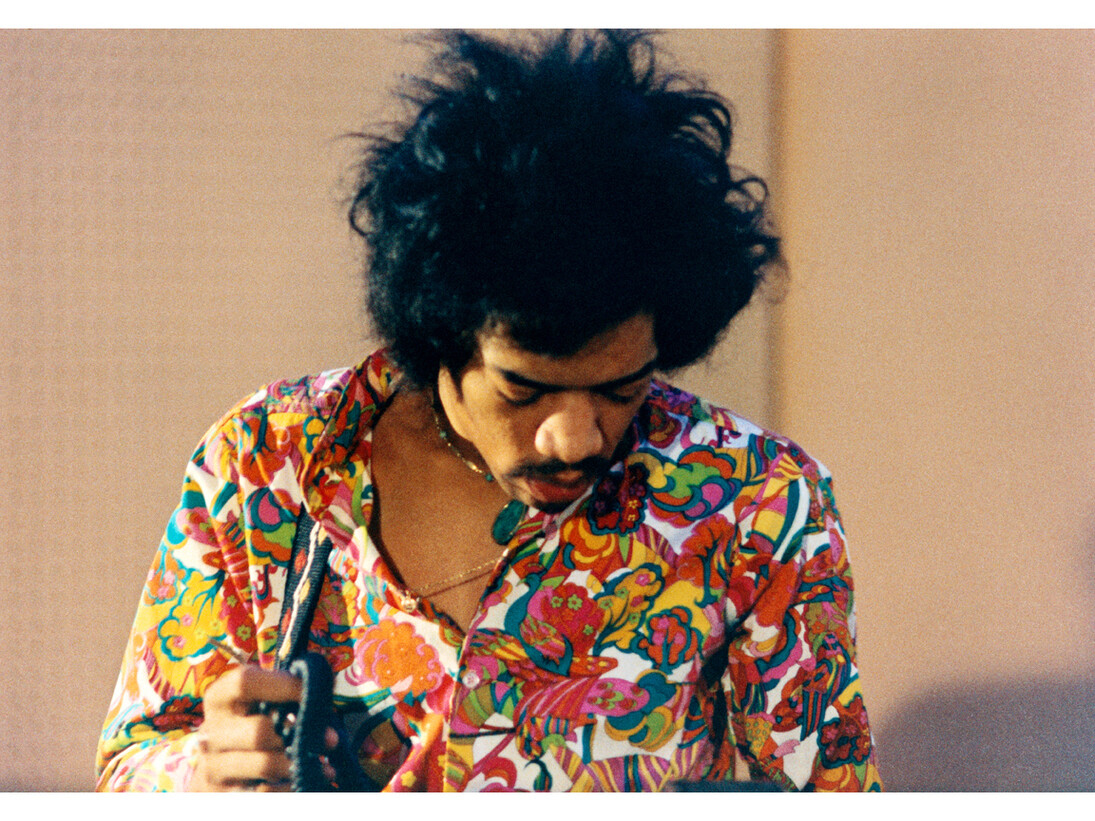 Jimi Hendrix at the Record Plant, NYC 1968