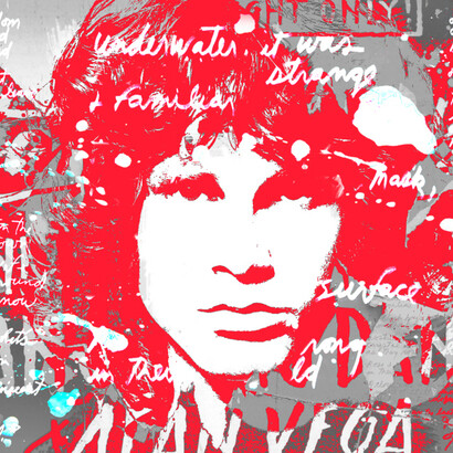 Jim
Morrison (detail),
2013
by
Paul
Gerben