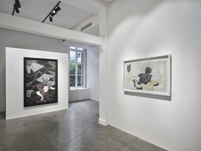 Nate Lewis, Timbre in the current, exhibition view. Courtesy of Zidoun-Bossuyt Gallery