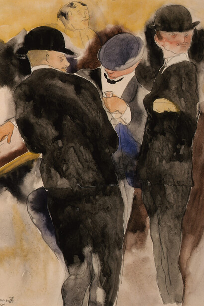 Charles Demuth, The drinkers, 1915. Courtesy of the Columbus Museum of Art