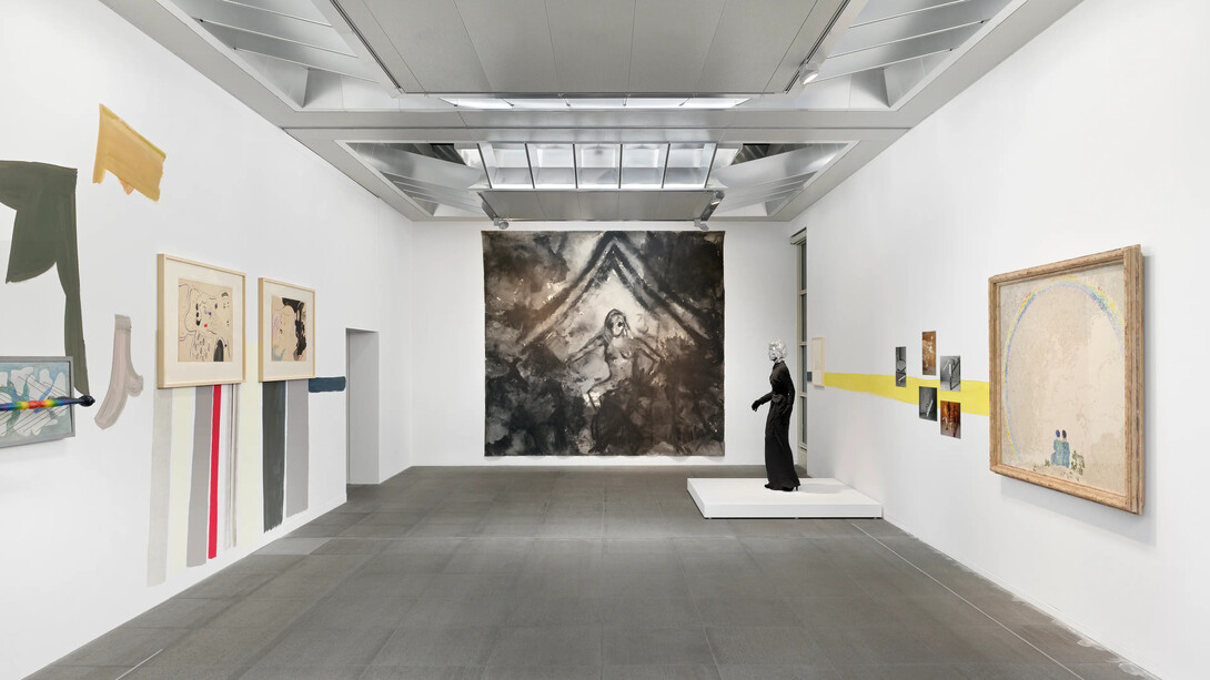 Various artists, Collection intervention by Amy Sillman, exhibition view. Courtesy of Kunstmuseum Bern