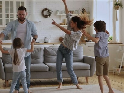 Any room in your home can become a gym where the class options are endless