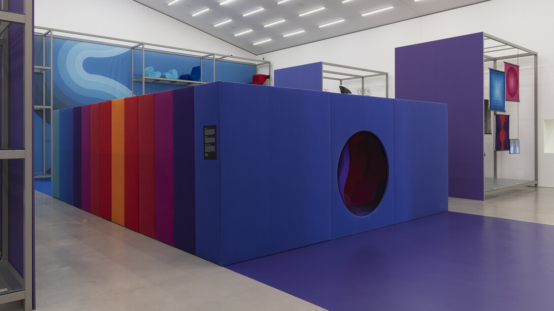 Verner Panton, Form, farbe, raum, ausstellungsansicht. Mit freundlicher genehmigung des Vitra Design Museums