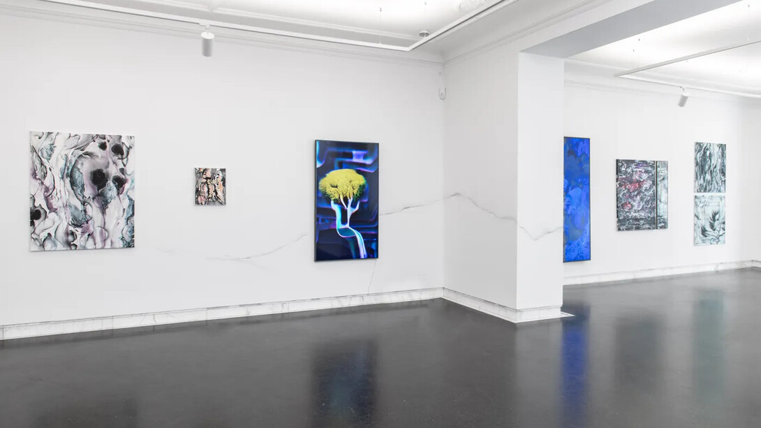 Sunjeong Hwang and Wonhae Hwang, Skin and nerve, exhibition view. Courtesy of Galerie Kornfeld