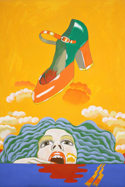 Keiichi Tanaami, Love high hill, 1973. Courtesy of The Institute of Contemporary Art