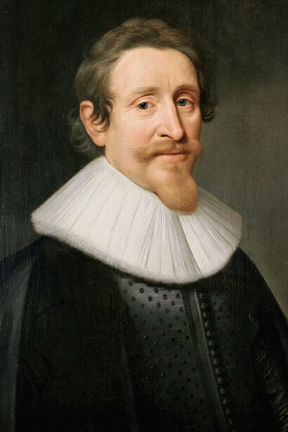 Michiel Jansz van Mierevelt - Retrato de Hugo Grocio