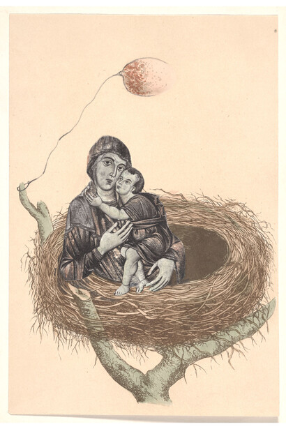 Don Baum (1922–2008), To Kathleen Blackshear, ca. 1965, Collage of clippings; ink, Kathleen Blackshear and Ethel Spears papers, 1920–90, Archives of American Art, Smithsonian Institution, Courtesy of the Don Baum estate and the Carl Hammer Gallery, Chicago