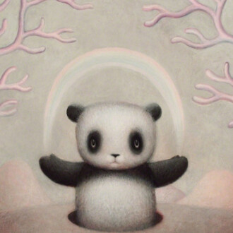 Being a Panda. Courtesy of Flower Pepper Gallery