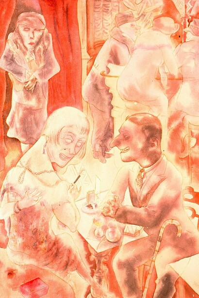 George Grosz. Conversación. Museo Botero, Bogotá, Colombia
