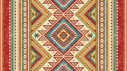 Geometric Pre-Hispanic pattern