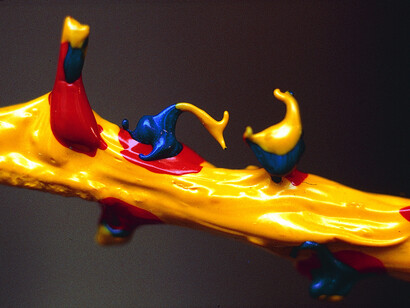 Lorenzo Pezzatini, Filodetail, 1977. Acrylics on cotton twine, Courtesy the artist