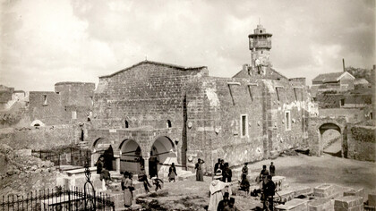 Saint Porphyrius Church and cemetery (Gaza), view from SW. 1922, Ecole biblique de Jérusalem