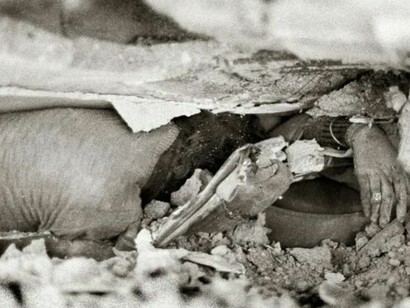 Una víctima del terremoto de 1985