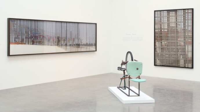 Richard Misrach and Guillermo Galindo, Exhibition view. Courtesy of Pace Gallery