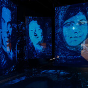 Sonhos. História, ciência e utopia, vista da exposição. Cortesia do Museu do Amanhã