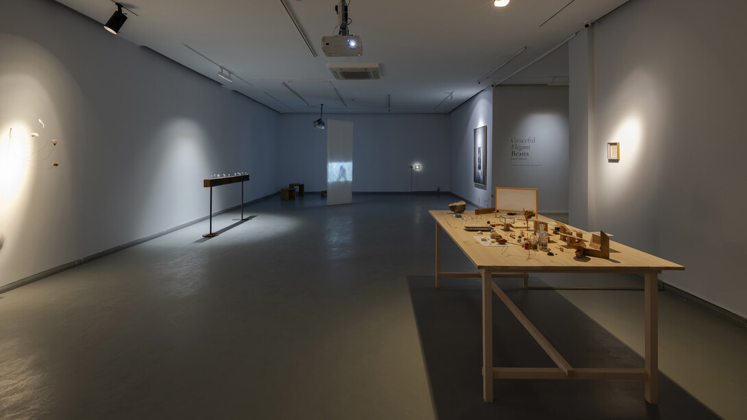 Larry Muñoz, Graceful elegant beasts, exhibition view. Courtesy of Zilberman Gallery