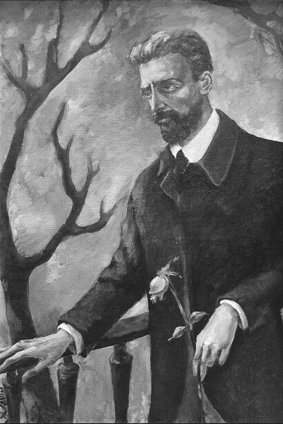 Retrato de Rainer Maria Rilke por Anya Slonim