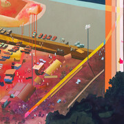 Kate Hooray Osmond, A great day for the fair (detail), 2025. Courtesy of Spalding Nix Fine Art