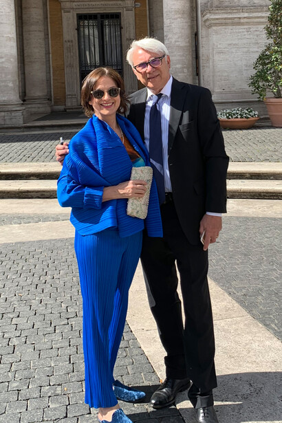 Carolina Guthmann, and her husband, Piero Di Pasquale, founders of Manima World