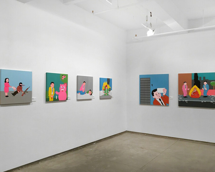 Joan Cornellà, Exhibition view. Courtesy of Josee Bienvenu Gallery